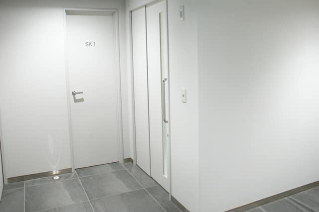 中央体育館 のトイレ入口写真