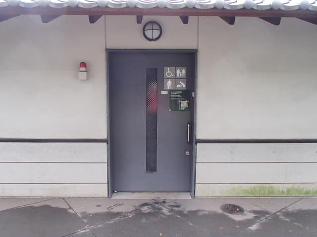 檜町公園 のトイレ入口写真