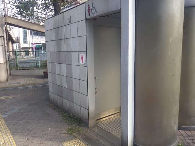 大森北公園 のトイレ入口写真
