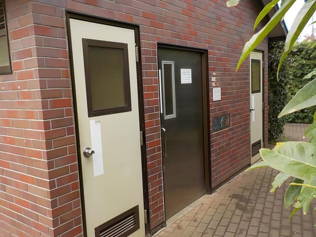大道北三十三志公園 のトイレ入口写真