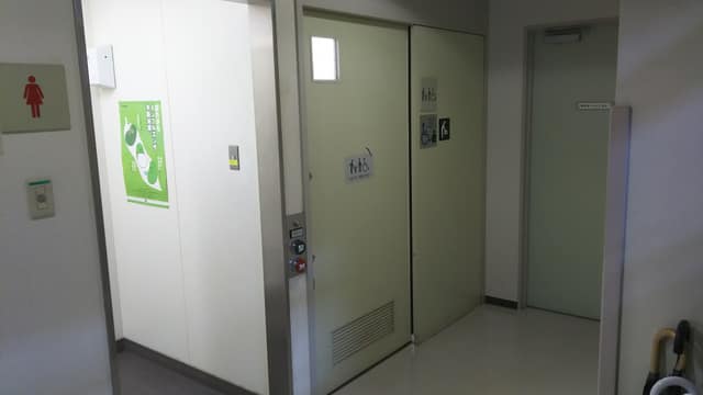 荏原保険センター(仮設) のトイレ入口写真