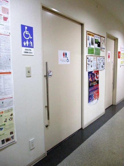 いきいきプラザ のトイレ入口写真