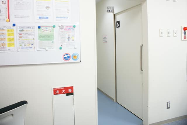 区民ひろば仰高 のトイレ入口写真